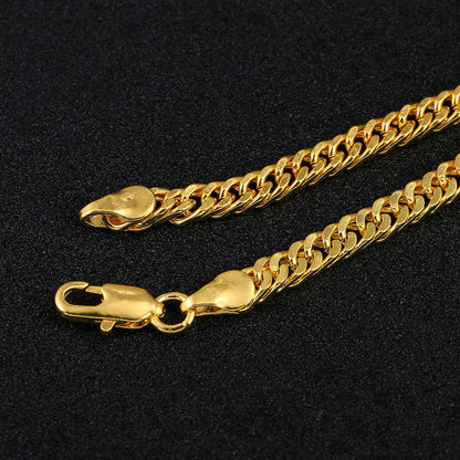 Gold plated water wave chain necklace with mesh texture and bold choker design