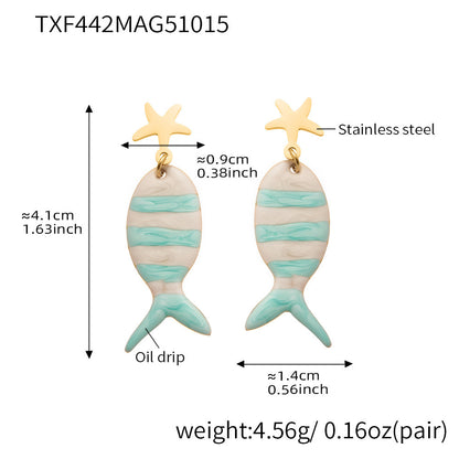 Gold plated ocean charm jewelry set with Ferris wheel necklace, octopus bracelet, turtle zircon pendant, and matching earrings